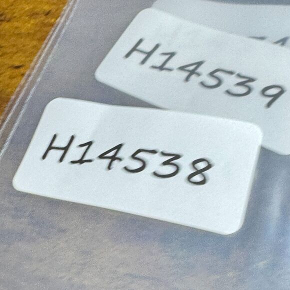 Elle Eyeglasses El18519 Gold Metal Frame 51-19-140 Half Rimless H14538 - Picture 8 of 8